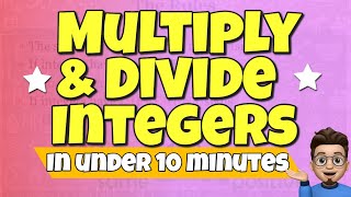 Multiplying and Dividing Integer Rules [upl. by Ynaffet]