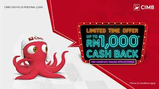 MAKEITHAPPEN with CIMB Cash Plus Personal Loan [upl. by Eus]