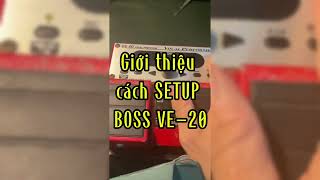 SETUP BOSS VE20 for Alto Saxophone recommended [upl. by Aeki]