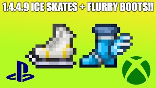 Terraria 1449 How To Find Ice Skates And Flurry Boots PS4PS5XBox [upl. by Lesly744]