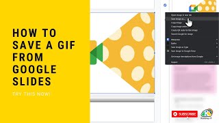 How to save a GIF from Google Slides to your computer [upl. by Leunad]