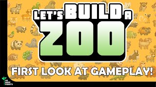 Lets Build a Zoo FIRST LOOK AT GAMEPLAY [upl. by Atsillac]