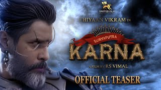 KARNA  Official Teaser  Chiyaan Vikram  Prakash Alex  R S Vimal  United Film Kingdom [upl. by Aihsi]