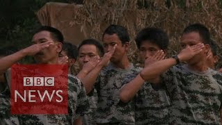 Myanmar Inside a rebel camp  BBC News [upl. by Liuka]