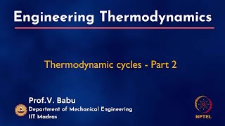 Thermodynamic cycles  Part 2 [upl. by Roselani]