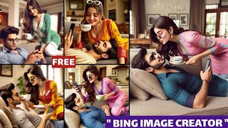 New Trending Couple Ai Photo Editing Hot Ai Couple Photo Editing Bing 3D Image Genrator [upl. by Brecher377]