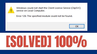 How to Enable CLIPSVC Client License Service Not Starting in Windows 1011 [upl. by Matelda]