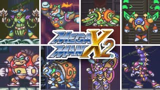 Mega Man X2  All Bosses Mega Man X Legacy Collection 1  2 [upl. by Stilwell345]