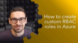How to create custom RBAC roles in Azure [upl. by Sharl]
