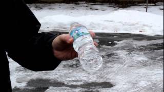 Why do These Water Bottles Instantly Freeze When Shaken Its called Supercooling [upl. by Katey]