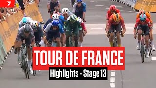 Tour de France 2024 Stage 13 Highlights [upl. by Lorianna939]