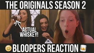 THE ORIGINALS SEASON 2 BLOOPERS REACTION [upl. by Earaj]