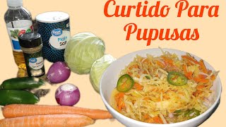 CURTIDO PARA PUPUSAS👌🏻 [upl. by Anale]