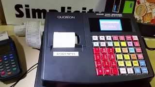 QUORION QMP18 Small Efficient and Fast Cash Register [upl. by Vinay]