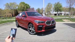 2021 BMW X6 xDrive40i Start Up Test Drive Walkaround and Review [upl. by Higley301]