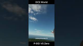 DCS World P51d VS Zero [upl. by Kieryt]