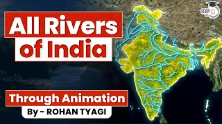 Ganga and its right bank tributaries  Yamuna Son Damodar river  Geography UPSC [upl. by Ylil16]