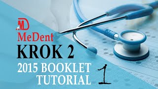 Krok 2 2015 Booklet  Medicine  Tutorial 1 [upl. by Diet67]