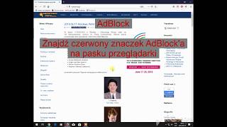 Jak wyłączyć AdBlocka na waltorniapl [upl. by Refinnej7]