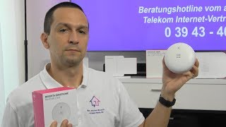 Telekom Magenta SmartHome Rauchmelder für Qivicon Base [upl. by Ahsim]