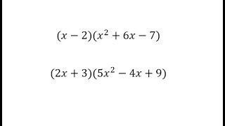 Multiplying Binomials and Trinomials [upl. by Marguerita]