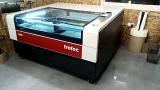 Q500 Duo Trotec Laser engraving and cutting pictures [upl. by Aramoix]