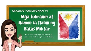 Araling Panlipunan 6 Mga Suliranin at Hamon sa Ilalim ng Batas Militar [upl. by Caressa940]