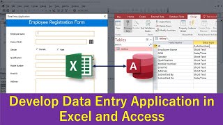 Transfer Data From MS Excel Form To MS Access Database  Simplified [upl. by Cayser]