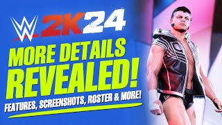 WWE 2K24 More Details Confirmed Screenshots Gameplay Updates Guest Referee Features amp More [upl. by Enyrehtac]