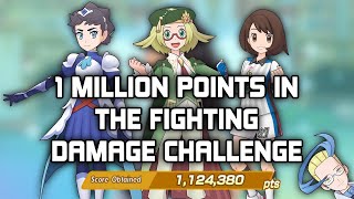 Reaching 1M Points with Gloria Alt 2 and SC Diantha in the Damage Challenge Pokémon Masters EX [upl. by Byler]