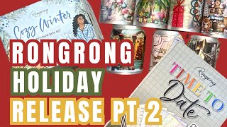 Flip Through and Plan With Me  Rongrong Devoe PET Tapes and Sticker Book  Holiday Release PT 2 [upl. by Ettennahs937]