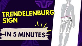 Trendelenburg sign  Abductor mechanism  In FIVE minutes [upl. by Onit]