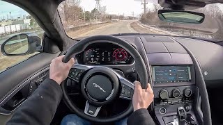 2023 Jaguar FType R Coupe  POV Test Drive Binaural Audio [upl. by Lea]