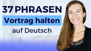 Professionelle PRÄSENTATION halten  So geht es Deutsch Wortschatz für Fortgeschrittene Redemittel [upl. by Tab]