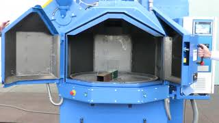 CM  T10 SHOT BLASTING MACHINE SURFACE TREATMENT EXAMPLE [upl. by Cirda]