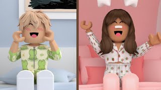 Our fall school morning routine  Bloxburg Family Roleplay [upl. by Carol]