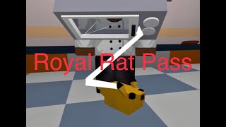 Roblox Cook Burgers  IS THE ROYAL RAT PASS WORTH IT Plus see the MICROWAVE in action [upl. by Egroeg693]