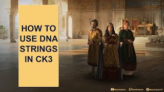 How to use a custom character DNA strings in Crusader Kings 3 [upl. by Ormiston]