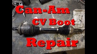 CanAm CV Boot Repair [upl. by Dasya]