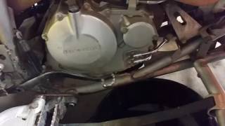 How to Change oil in a Honda 400ex [upl. by Aissej]