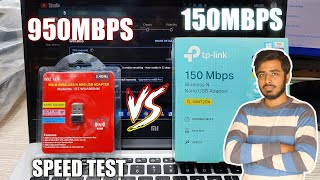 Best USB WiFi Dongle for PC With Speed Test  Best Range WiFi Adaptor  Normal vs TPLink amp Etc [upl. by Hinkle]