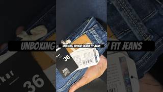 Unboxing Spykar Skinny Fit Jeans for Men spykar menjeans shorts viral [upl. by Annovad]