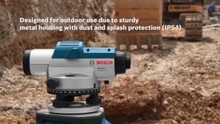 Bosch Optical Level GOL 26 D  GOL 26 G Professional [upl. by Lletnom]