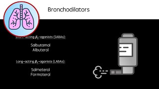 Bronchodilators  AsthmaCOPD [upl. by Yadahs]