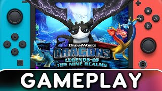 DreamWorks Dragons Legends of The Nine Realms  Nintendo Switch Gameplay [upl. by Ahearn777]