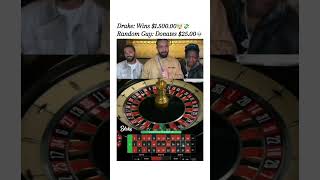 Drake Read His Name At Least HAHAstake drake roulette shorts short viral casino slots [upl. by Siegfried]