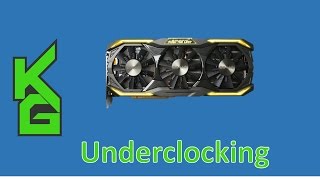 Underclocking a GPU  Gtx 1070 Amp Extreme  i7 6700  1080p [upl. by Yrrap]