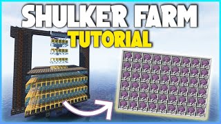 Minecraft EASY Shulker Farm Tutorial 120 80 Shells PH [upl. by Elwin270]