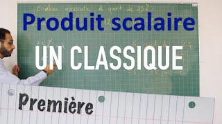 Produit Scalaire  Exercice classique [upl. by Ruder186]