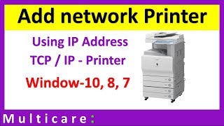 How to install network printer in windows 10 [upl. by Allemap381]